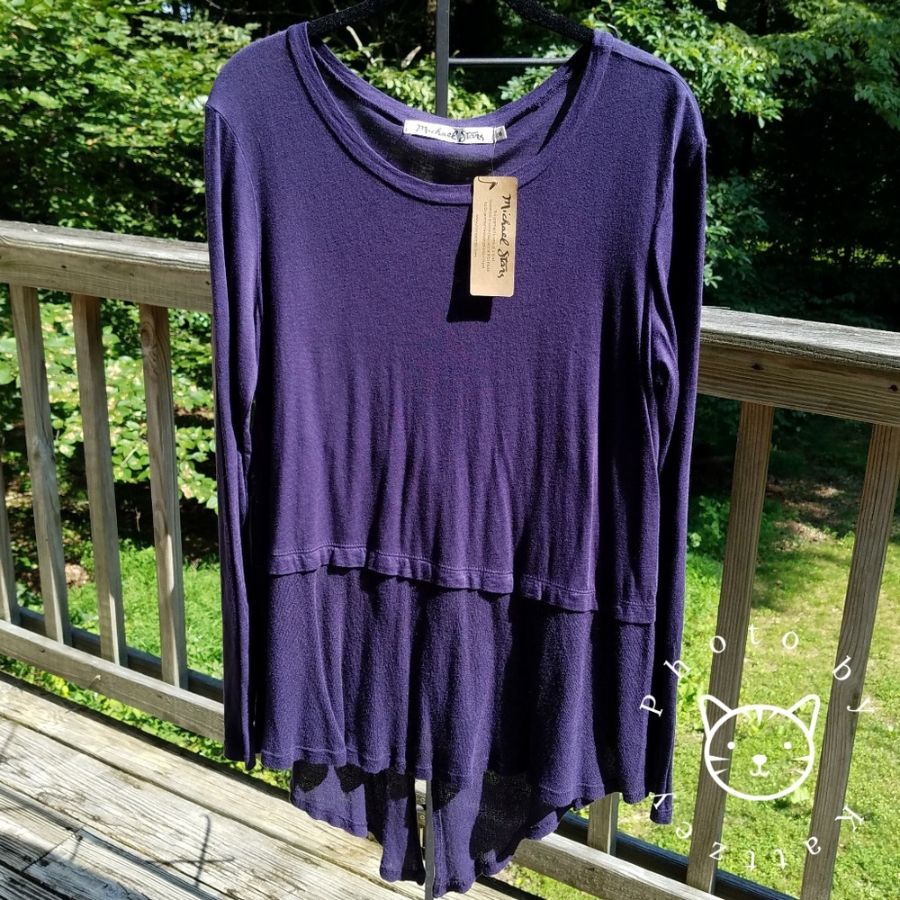 🌟HP🌟 Michael Stars Iris Twofer Split Back Top